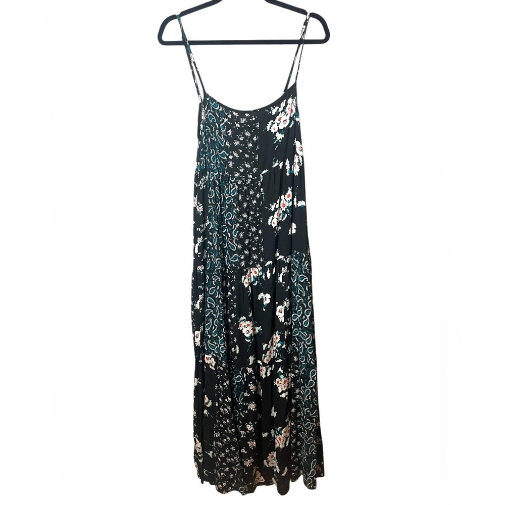 Oliviaceous Maxi Dress Sleeveless Patchwork Print Cottagecore  SZ S NWT